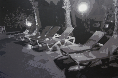 The light on the Garden Chairs ©Peter Weidenbaum