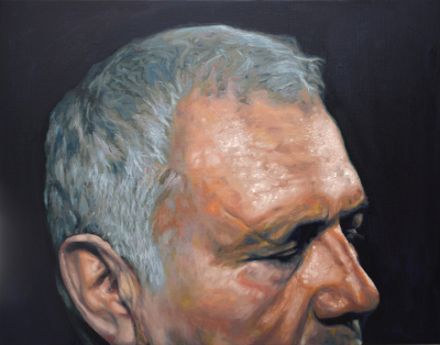 Portrait of a man after Tuymans and van Giel ©Peter Weidenbaum